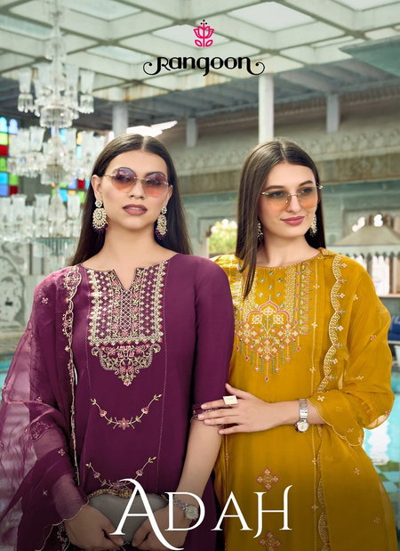 Adah By Rangoon Viscose Embroidered Kurti Bottom With Dupatta Wholesale Shop In Surat
