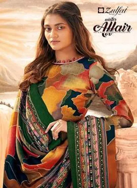 Affair 3 By Zulfat Winter Pashmina Surat Dress Material Wholesale Market Catalog