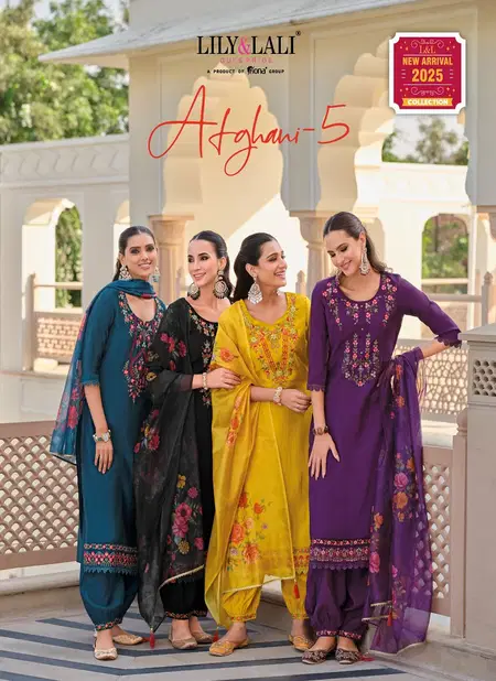 Afghani Vol 5 By Lily And Lali Embroidery Readymade Suits Orders In India Catalog