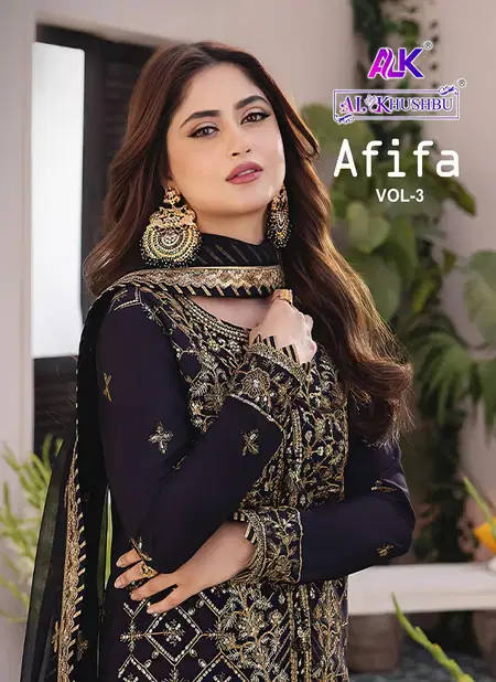 Afifa Vol 3 By Al Khushbu Georgette Pakistani Suits Wholesale In India