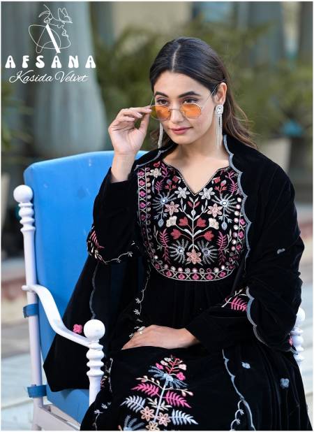Afsana By Kasida Velvet  Heavy Readymade Suits Catalog
 Catalog