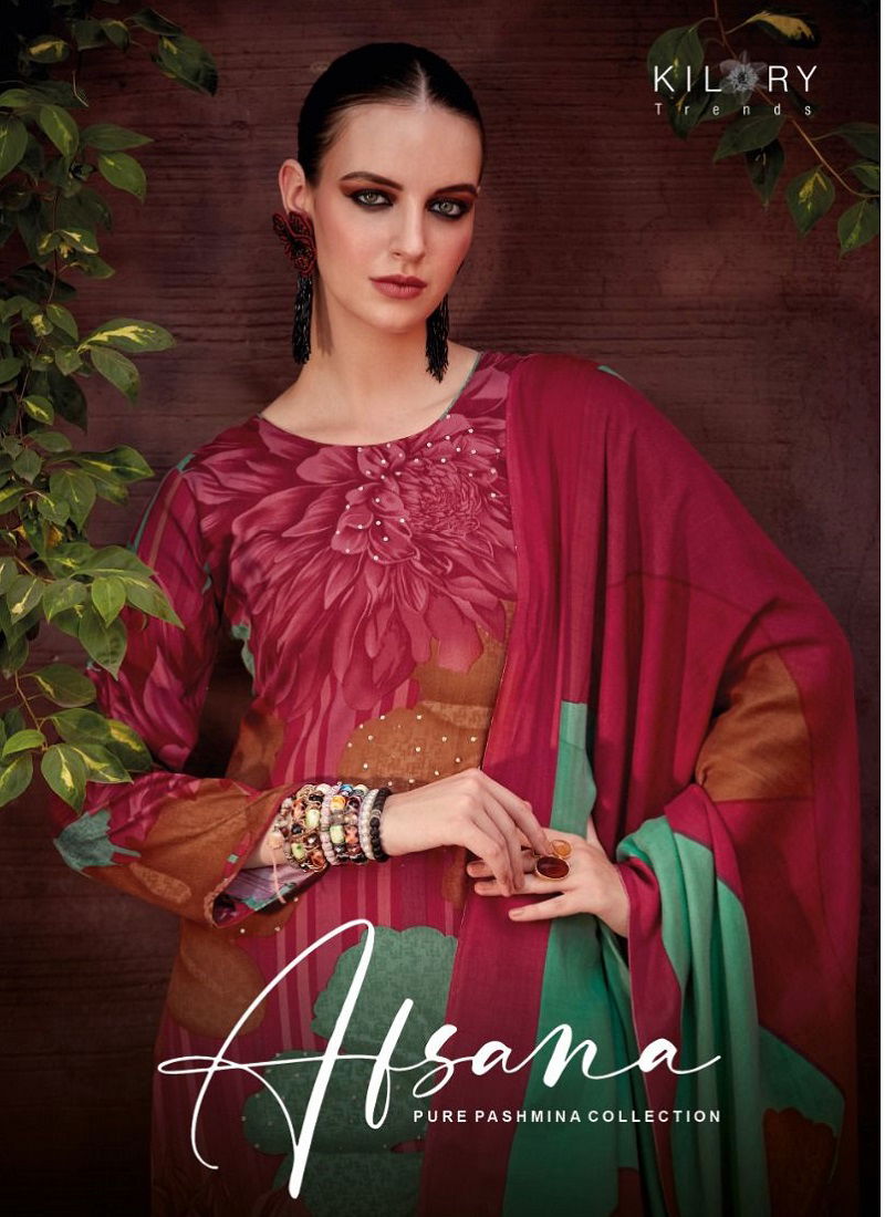 Afsana By Kilory Viscose Pashmina Printed Suits Wholesale Shop In Surat Catalog