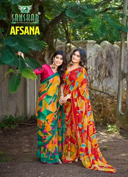 Afsana By Sanskar Weightless Saree Wholesalers In Delhi