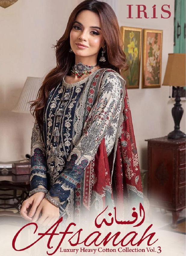 Afsanah Luxury Heavy Cotton Collection Vol 3 Cotton Pakistani Dress Material