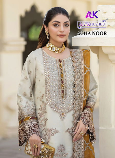 Agha Noor By Al Khushbu Georgette Pakistani Suits Wholesale Shop In Surat Catalog