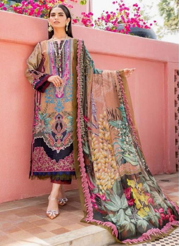 Agha Noor Vol 10 Karachi Cotton Dress Material Wholesale Market In Surat With Price
