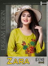 Agya Zara Vol 2 Latest Designer Rayon Party Wear Round Neck Three Fourth Sleeve Kurti Collection