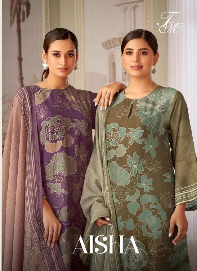 Aisha By T And M Tissue Digital Printed Salwar Kameez Wholesale Shop In Surat