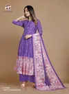 Aishani K 12301 To 12310 Soft Silk Digital Anarkali Kurti With Bottom Dupatta Exporters In India