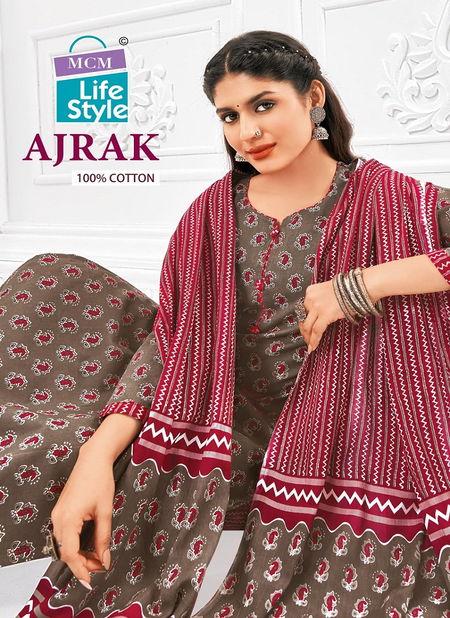 Ajrak Vol 1 By MCM Cotton Printed Kurti With Bottom Dupatta Wholesale Price In Surat Catalog