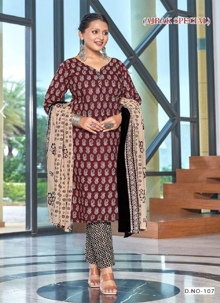 Ajrakh Special Vol 2 By Sc Printed Pure Cotton Dress Material Wholesale Price In Surat Catalog