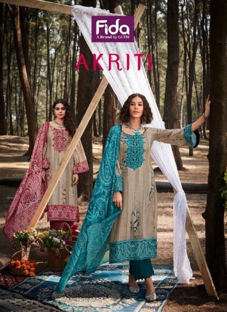 Akriti By Fida Digital Printe Slub Cotton Dress Material Wholesale Market In Surat
 Catalog