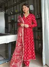 Akshar Designer Alia Cut Pure Cotton Kurti With Bottom Dupatta Wholesale Clothing Distributors In India
