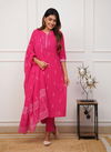 Akshar Designer Hand Block Print Stylish Front Cotton Kurti With Bottom Dupatta Wholesale Clothing Suppliers In india
