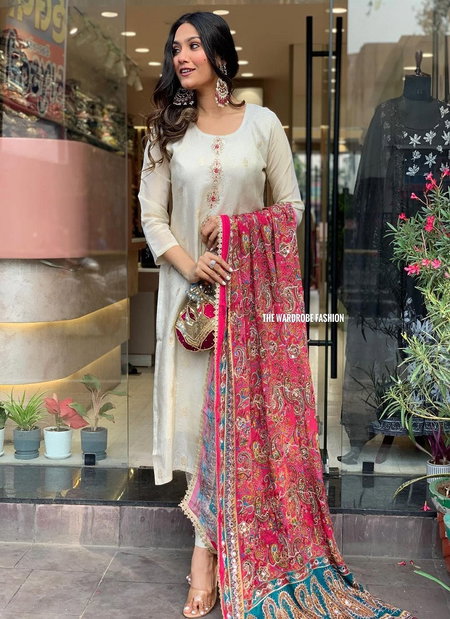 Akshar Designer Jacquard Designer Kurti With Bottom Dupatta Wholesale Price In Surat