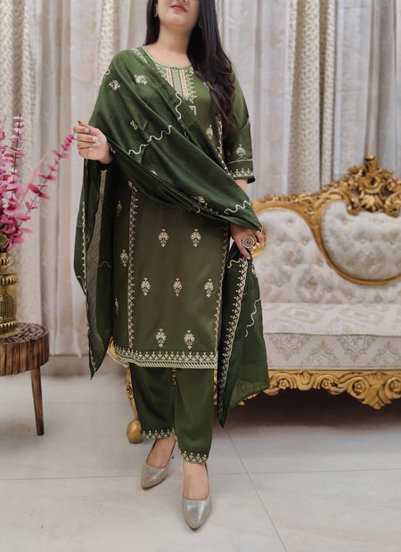 Akshar Designer Pakistani Style  Kurti With Bottom Dupatta Wholesalers In Delhi
