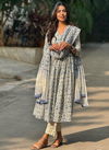 Akshar Designer Pure Cotton Printed Anarkali Kurti With Bottom Dupatta Wholesale Shop In Surat
