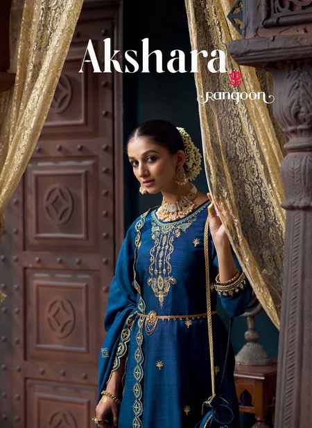 Akshara By Rangoon Silk Designer Readymade Suits Wholesale Shop In Surat Catalog