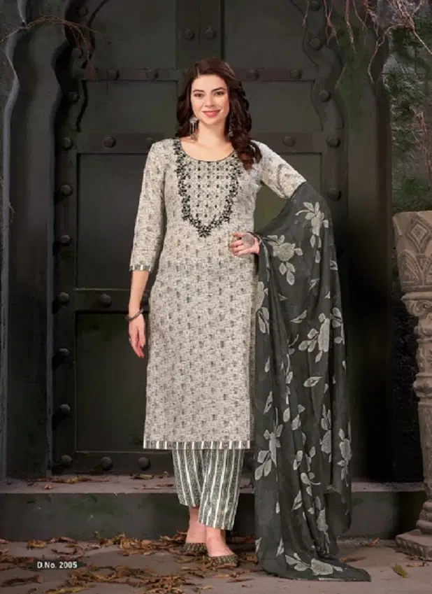 Al Karam Heritage 2 Embroidery Cotton Dress Material Wholesalers In Delhi
