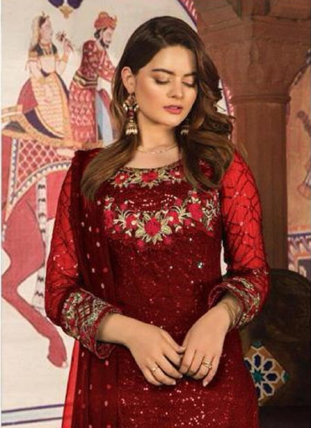 Al Karam Vol 5 Embroidery Georgette Pakistani Suit Catalog
