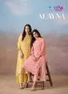 Alayna By Vipul Crinkle Chiffon Embroidery Salwar Suits Wholesale Market In Surat