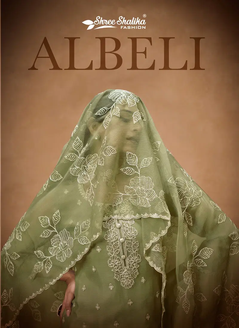 Albeli By Shree Shalika Organza Embroidery Salwar Suits Wholesale Online Catalog