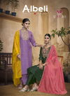 Albeli By Woodee Viscose Silk Designer Kurti With Bottom Dupatta Wholesale Market In Surat