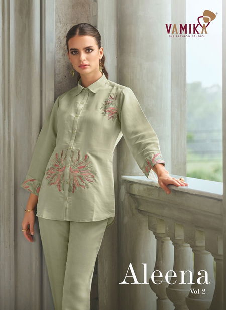 Aleena Vol 2 Viscose Handwork Ladies Shirt With Bottom Wholesale Price In Surat Catalog