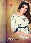 Aleeza Vol-3 Designer Party Wear Reyon Printed Top Collection