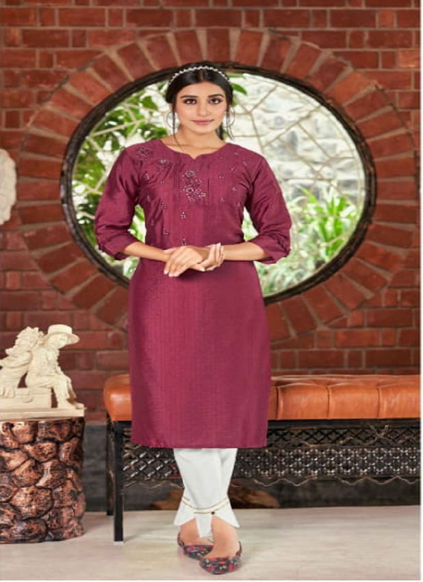 Alisha Kalaroop Regular Wear Wholesale Readymade Kurtis Catalog