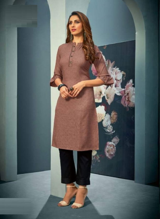 Alishka Jessica Classic Casual Wear Rayon Kurti With Bottom Collection