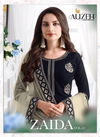 Alizeh Zaida Vol 1 Sequin Embroidered Straight Cut Pant Style Designer Festive Wear Salwar Suit Collection 
