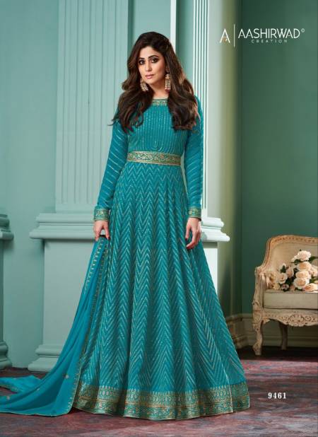 Alizza By Aashirwad Gulkand Diamond Designer Georgette Wedding Wear Readymade Suits Wholesale Price In Surat
