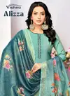 Alizza By Vishnu Roman Shimmer Designer Dress Material Exporters In India