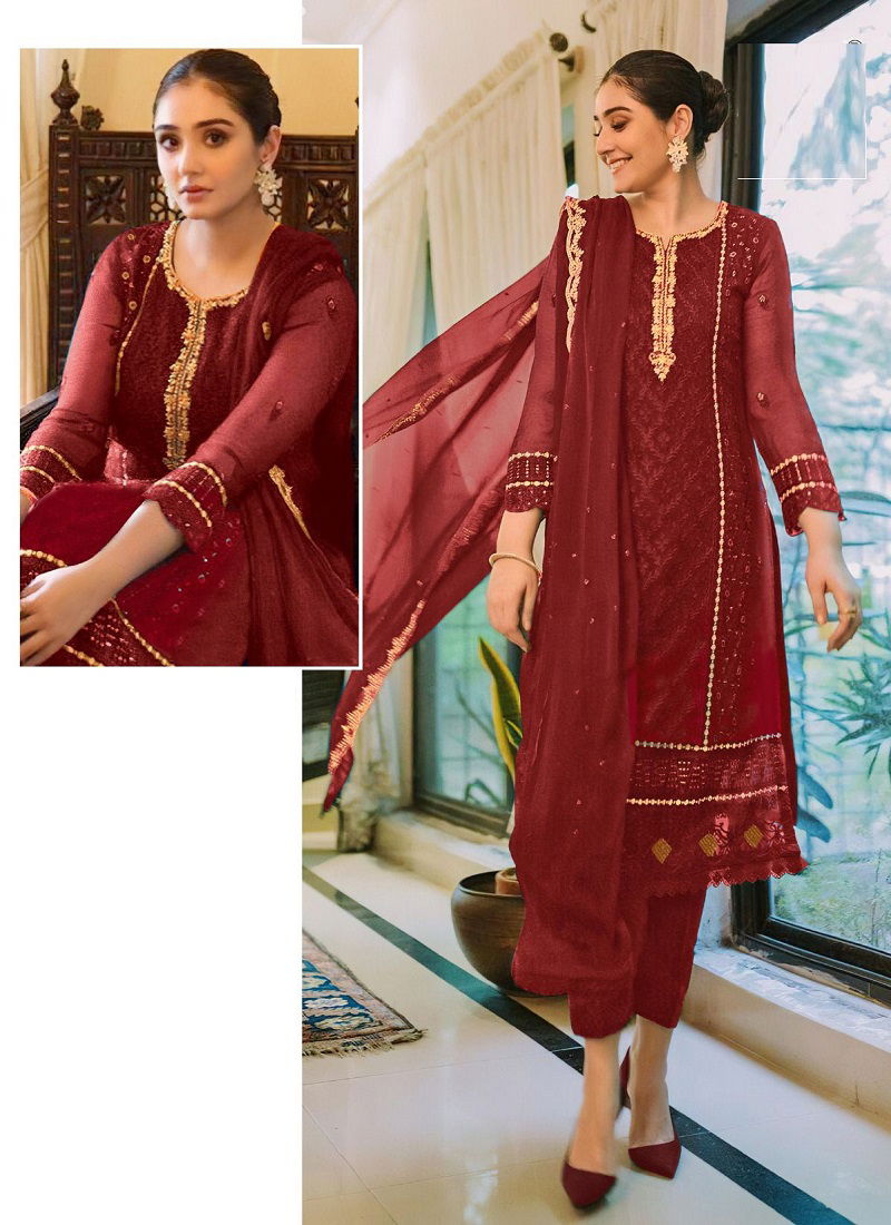 Alk Khushbu Suhana Vol 2 Wholesale Georgette Pakistani Suit Catalog