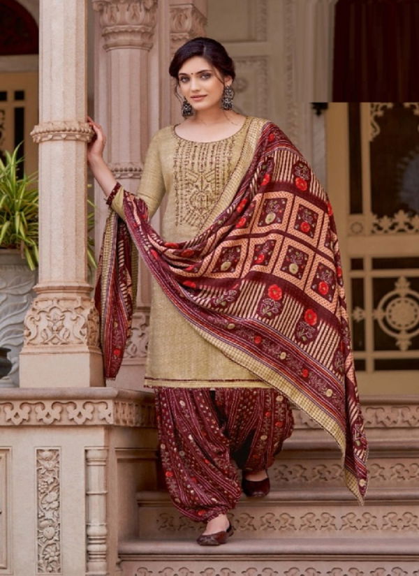 Alok Aanika Exclusive digital Printed Winter Ethnic Wear Designer Pashmina Collection