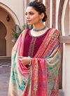 Alok Alexa Latest fancy Casual wear Pure jam Dyed with Fancy Embroidery Work Designer Dress Material Collection
