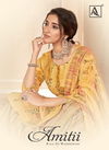 Alok Amitii Latest fancy Designer Fancy casual wear Pure Jam Digital Style Printed Embroidery Cotton Dress Material
