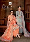 Alok Azmiraa Latest Designer Degital Printed Pure Wool Pashmina Dress Material 