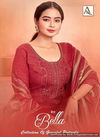 Alok Bella Latest Exclusive Daily Wear Pure Pashmina Self Print with Exclusive Embroidery Work Designer Dress Material 