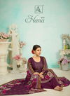 Alok Hana Latest Fancy Casual Wear Pure Viscose Rayon Print With Embroidery Designer Dress Material Collection