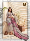 Alok Hiba Fancy Casual Wear Pure Jam Digital Style Print with Fancy Thread Embroidery and Swarovski Diamond Work Designer Dress Material
