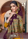 Alok Jhumka Desinger Heavy Pure Zam Cotton Dyed with Exclusive Embroidery Festive Wear Dress Material Collection