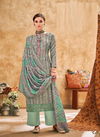 Alok Kusha Fancy Ethnic Wear Pashmina Digital Print With Embroidery Work Dress Collection 