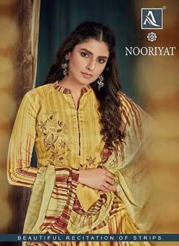 Alok Nooriyat Latest Designer Casual Wear Pure Jam Cotton Printed Dress Material Collection