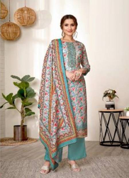 Alok Vandita Fancy Casual Wear Pashmina Digital Print Dress Material Collection