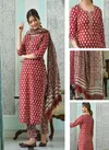 Av Daily Wear Straight Cut Kurti With Bottom Dupatta Suppliers In India