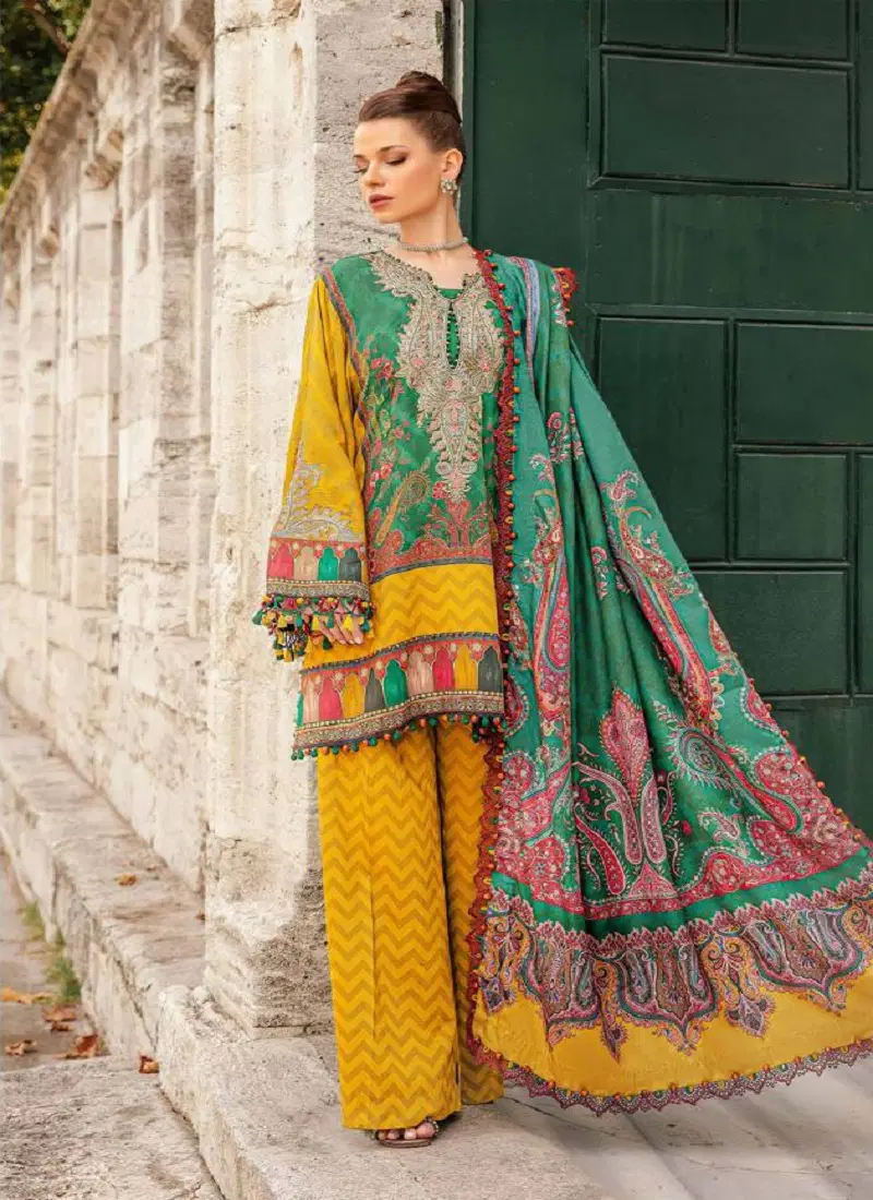 Alzohaib Az 1097 Embroidery Patch Cotton Pakistani Suits Wholesale Shop In Surat
 Catalog