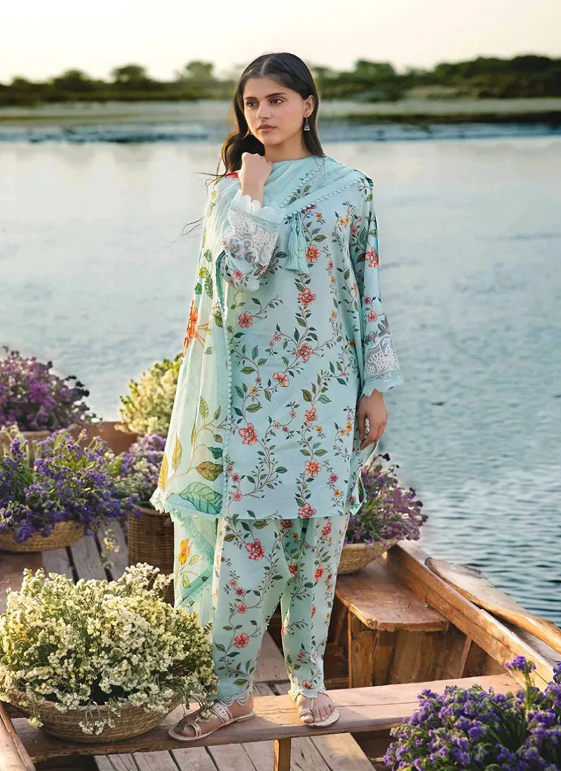 Alzohaib M Basic 1052-1053 Cotton Embroidery Pakistani Suit Wholesale Shop In Surat Catalog