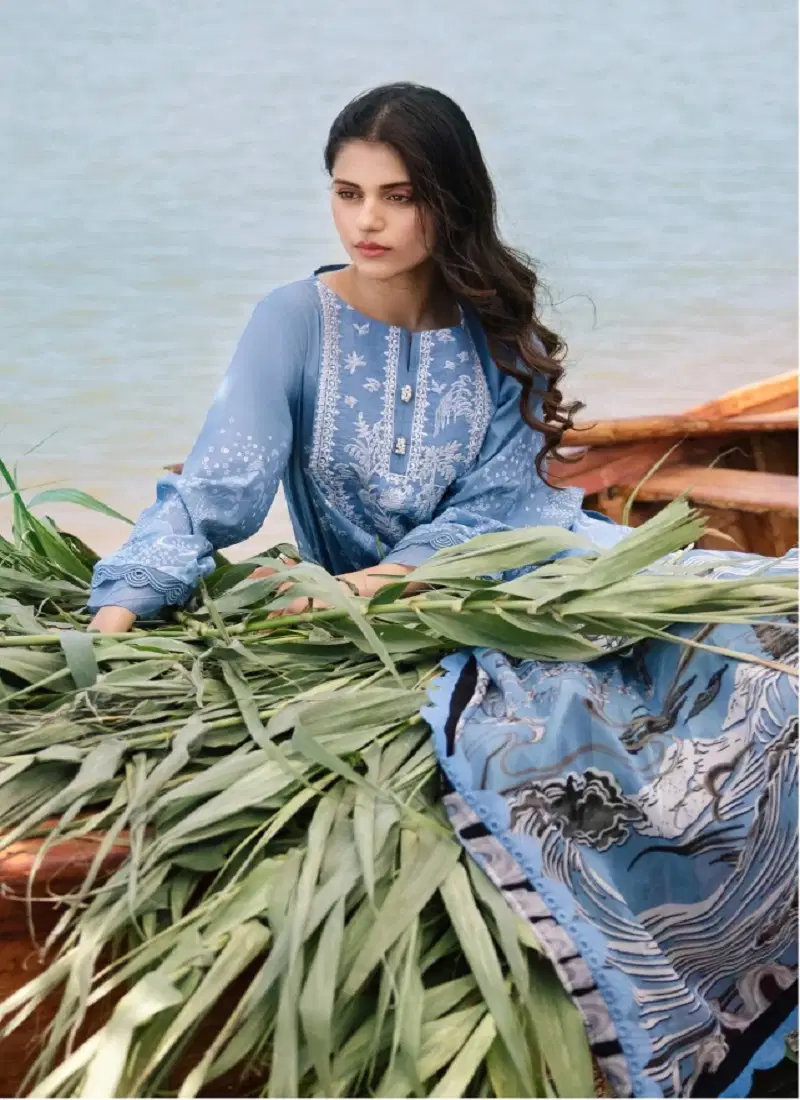 Alzohaib M Basics 5 Cotton Embroidery Patch Pakistani Suits Orders In India
 Catalog